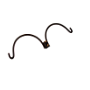 Double Crook Thumbscrew Arm